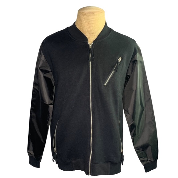 Truth Substance Common Sense Black Full Zip Jacket Lightweight Size Medium - Picture 7 of 7